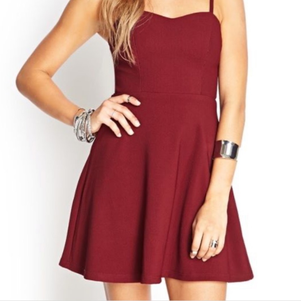 Forever 21 maroon dress size L!